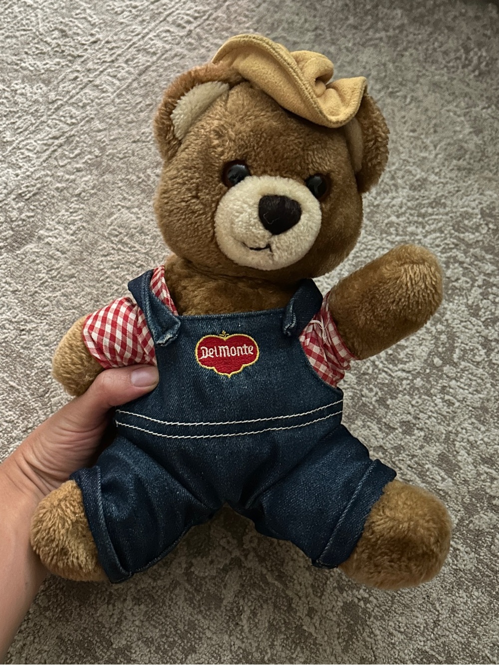 Vintage Del Monte Country Teddy Bear